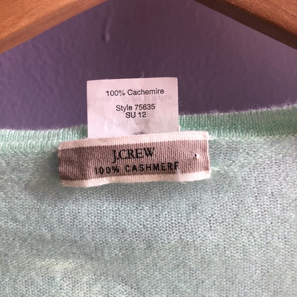 J CREW Cashmere Short Sleeve Sweater M - Picture 6 of 10